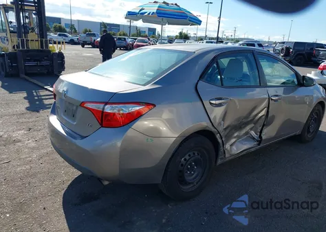 2015 Toyota Corolla Le from USA, damaged, VIN 5YFBURHE7FP355568